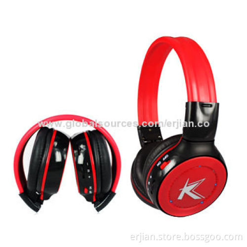 DJ Headphones with Stereo Bluetooth, TF Card Slot, FM Radio, Popular in 2014